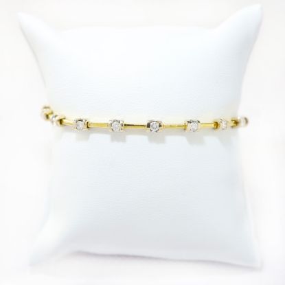 Picture of 18k Yellow Gold Diamond Bracelet