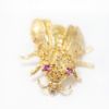 Picture of 14k Yellow Gold Sapphire Bee Pin