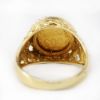 Picture of 14k Yellow Gold Dos Pesos Gold Coin Ring