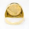 Picture of 14k Yellow Gold 1915 Indian Head Half Eagle Gold Coin Ring