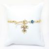 Picture of 14k Yellow Gold Fleur de Lis Bracelet