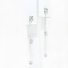 Picture of 14k White Gold Diamond Stations Drop Earrings