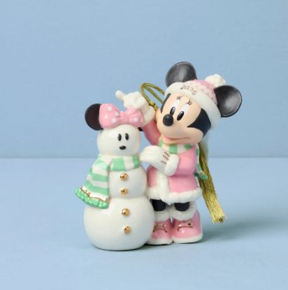 Picture of 2026 Minnie's Matching Snowman Ornament
