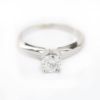 Picture of 14k White Gold Diamond Solitaire Ring