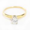 Picture of 14k Yellow Gold Diamond Solitaire Ring