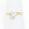 Picture of 14k Yellow Gold Diamond Solitaire Ring