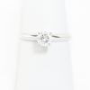 Picture of 14k White Gold Solitaire Ring