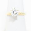Picture of 14k Yellow Gold Brilliant Solitaire Ring