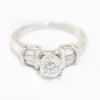Picture of Platinum Mixed Cut Diamond Ring