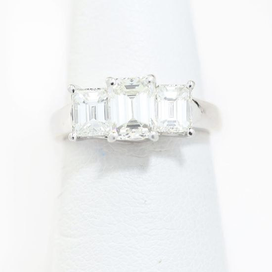 Picture of 14k White Gold & Platinum Diamond Ring