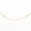 Picture of 14k Yellow Gold Diamond Stations Necklace