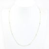 Picture of 14k Yellow Gold Diamond Stations Necklace