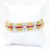 Picture of 18k Two Tone Ruby & Diamond Bracelet