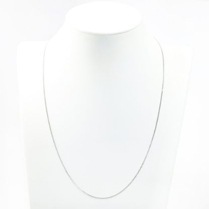 Picture of 14k White Gold Thin Necklace