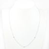 Picture of 18k White Gold Round Diamond Stations Necklace