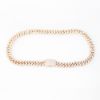 Picture of 14k Rose Gold Diamond Cuban Link Chain Necklace