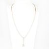 Picture of 14k Rose Gold Diamond Drop Necklace