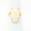 Picture of 18k Yellow Gold Oval Opal Ring