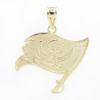 Picture of 14k Yellow Gold Buccaneers Flag Pendant