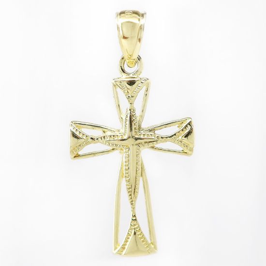 Picture of 14k Yellow Gold Cross Pendant