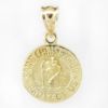Picture of 14k Yellow Gold Round Saint Christopher Pendant