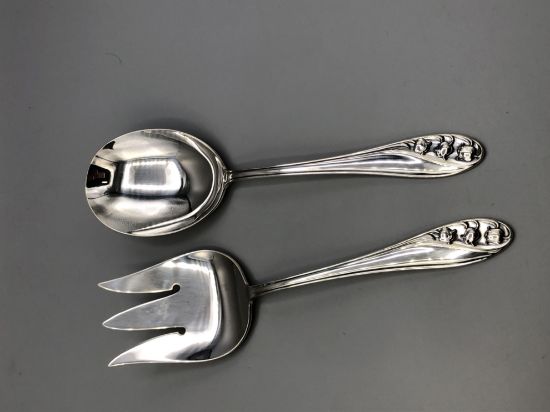 Picture of Salad Set All Silver