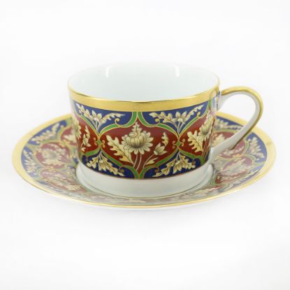 Picture of Tabriz China  Flat Cup and Saucer