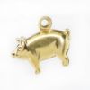 Picture of 14k Yellow Gold Pig Charm