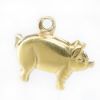 Picture of 14k Yellow Gold Pig Charm