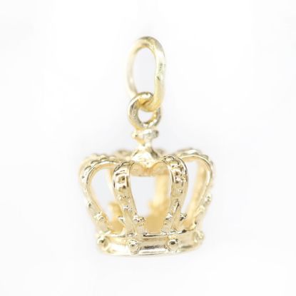 Picture of 14k Yellow Gold Crown Charm
