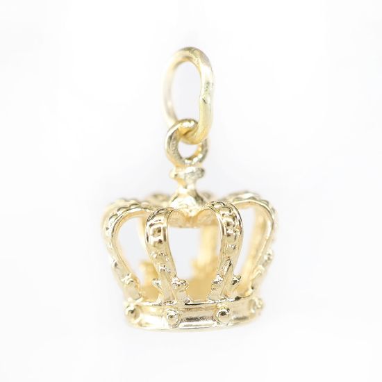 Picture of 14k Yellow Gold Crown Charm