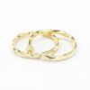 Picture of 14k Yellow Gold Round Hoop Earrings