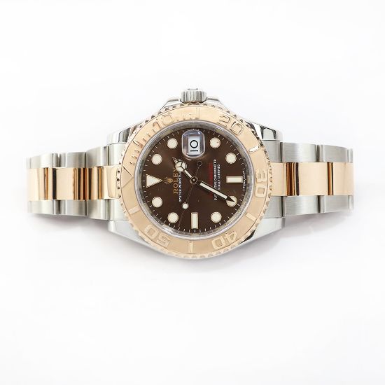 Picture of Rolex Yacht-Master 40 Two Tone Everose Chocolate Dial Watch