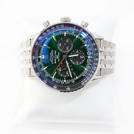 Picture of Breitling Navitimer B01 Chronograph 46 Green Dial Watch