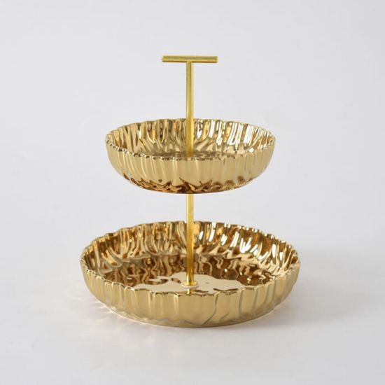 Picture of 'Mascali d'Oro' Small 2-Tier Stand