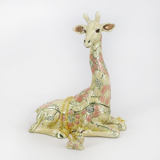 Picture of Grace the Beautiful Giraffe Trinket Box with Matching Necklace