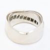 Picture of 18k White Gold Crossover Diamond Ring