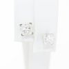 Picture of 14k White Gold Diamond Solitaire Earrings