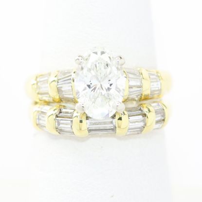 Picture of 18k Yellow Gold Bridal Set