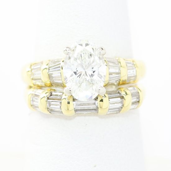 Picture of 18k Yellow Gold Bridal Set