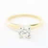 Picture of 14k Yellow Gold Brilliant Diamond Ring