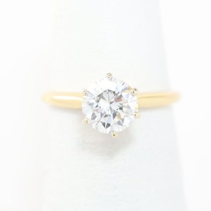 Picture of 14k Yellow Gold Solitaire Ring