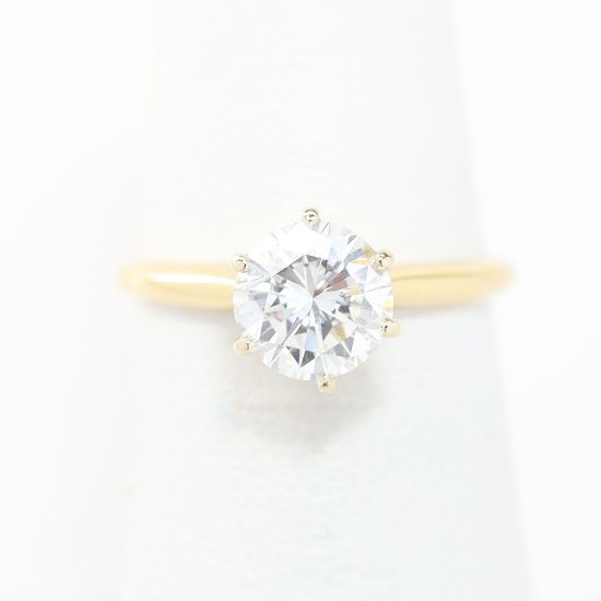 Picture of 14k Yellow Gold Solitaire Ring