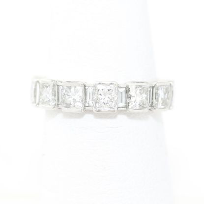 Picture of Platinum Modified Square Brilliant Diamond Band