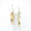 Picture of 14k Two Tone Gold Hoop Earrings