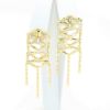 Picture of 18k Yellow Gold Beaded Dangling Earrings
