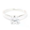Picture of 14k White Gold Brilliant Solitaire Ring