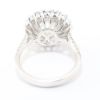 Picture of 18k White Gold Round Brilliant Diamond Halo Ring