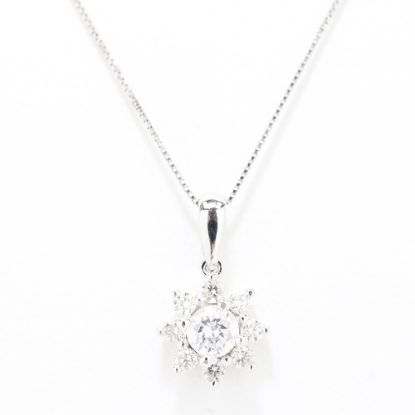 Picture of 14k White Gold Diamond Pendant
