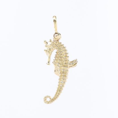 Picture of 14k Yellow Gold Seahorse Pendant